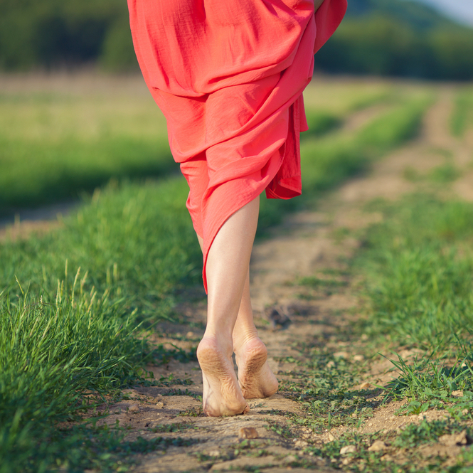 Why walking barefoot could boost your mood and energy