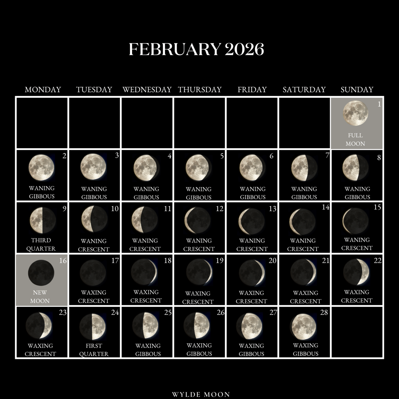 2026 Moon Calendar Every Phase And Stage Of The Moon 2026-moon-calendar-every-phase-and-stage-of-the-moon